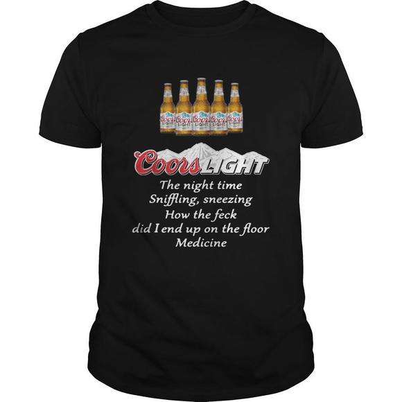Other - Coors Light Tshirt The Night Time Sniffling Sneezing